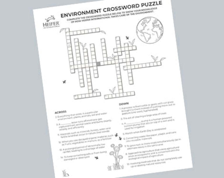 Crossword puzzle