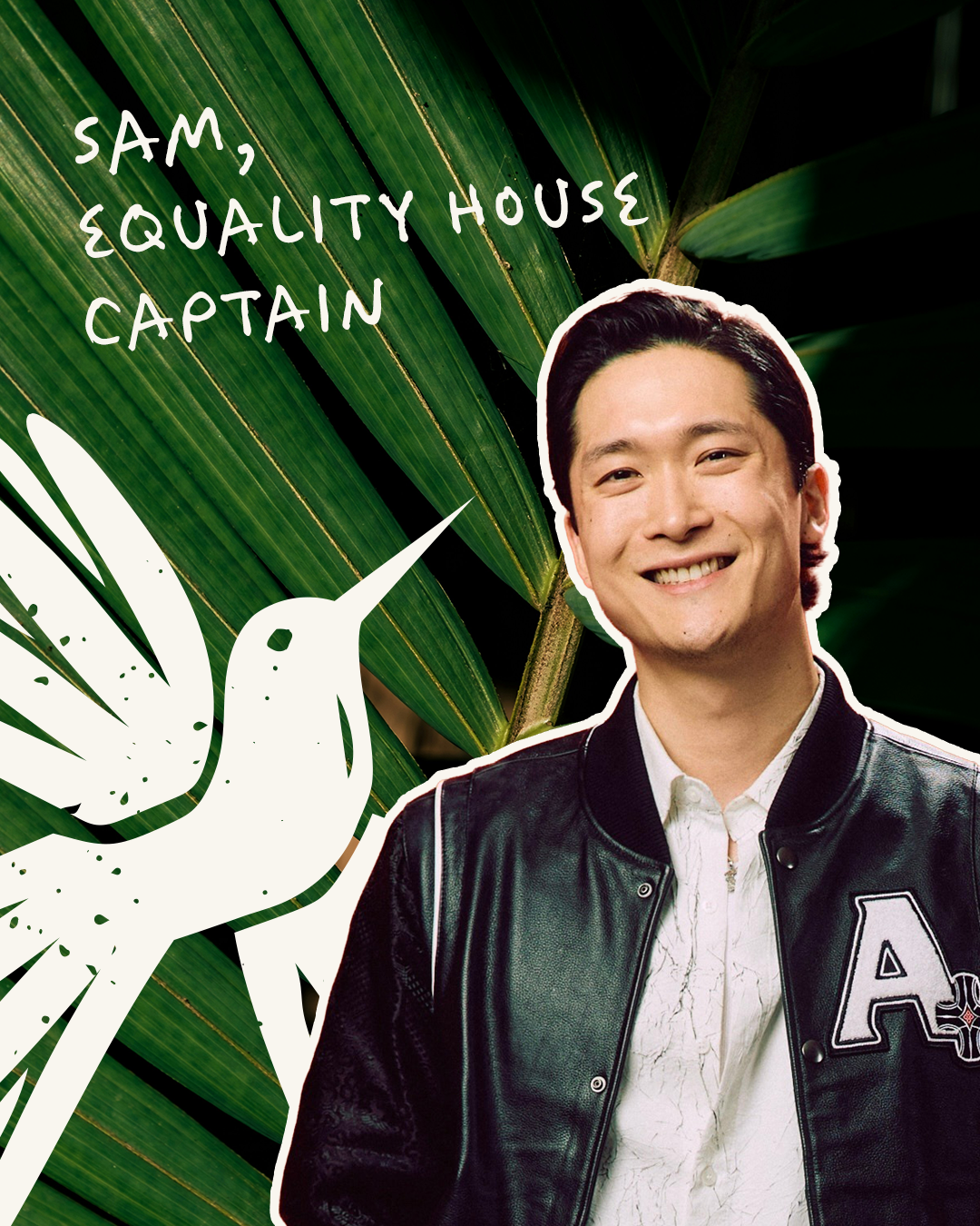 Sam, a smiling man, Equality House Captain