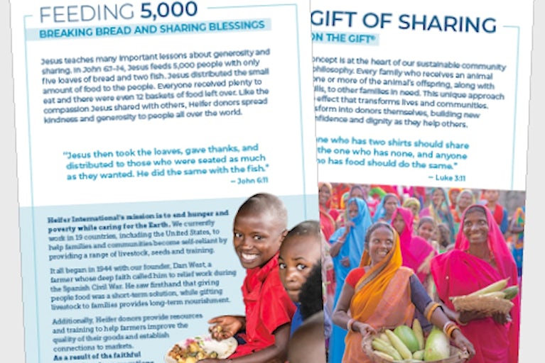 Faith bulletin insert