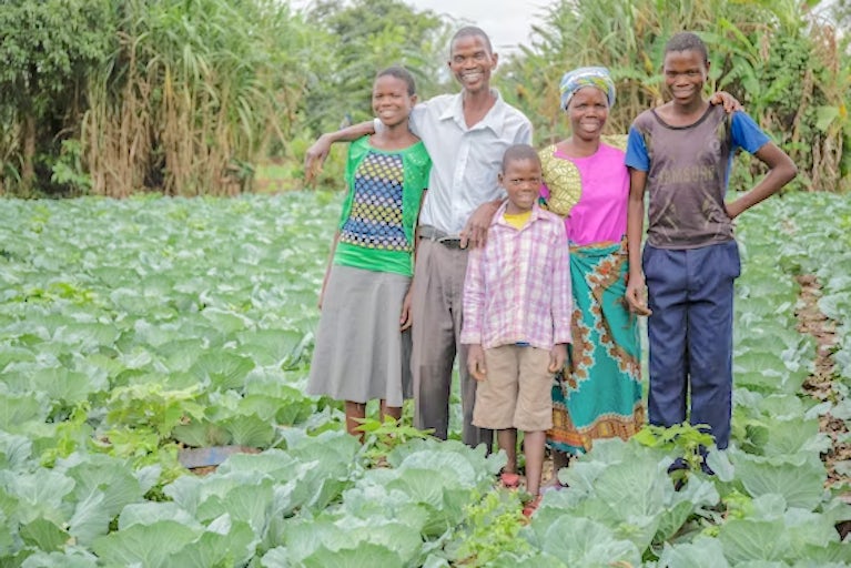 Family and Their Crops.