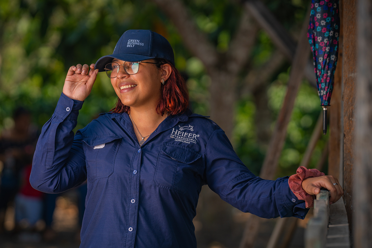 A Heifer staff member in Honduras.
