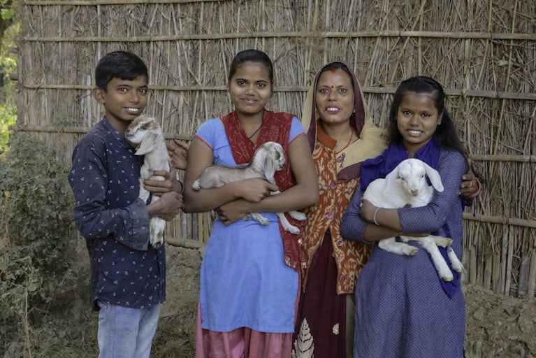 Deepmala and her family.