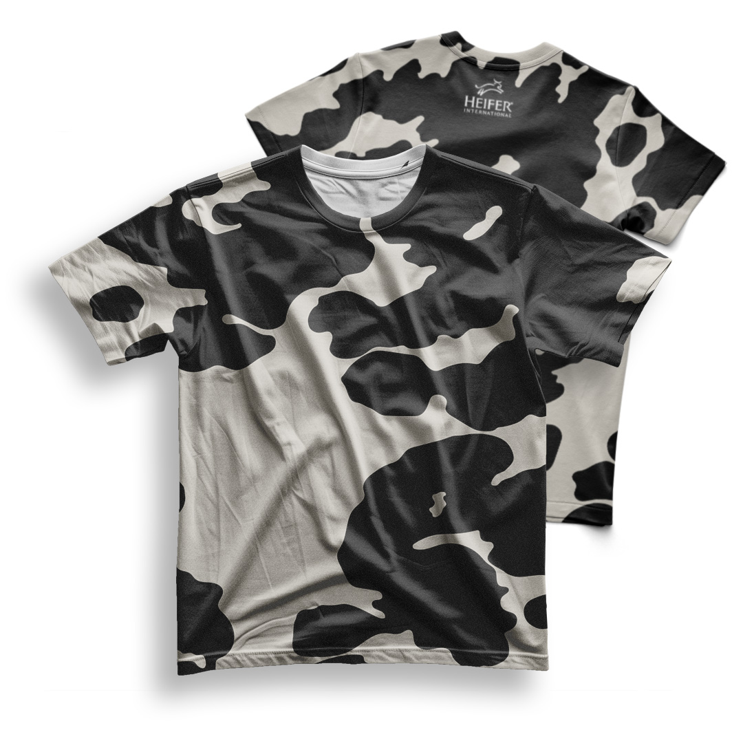 Cow Print T-Shirt.