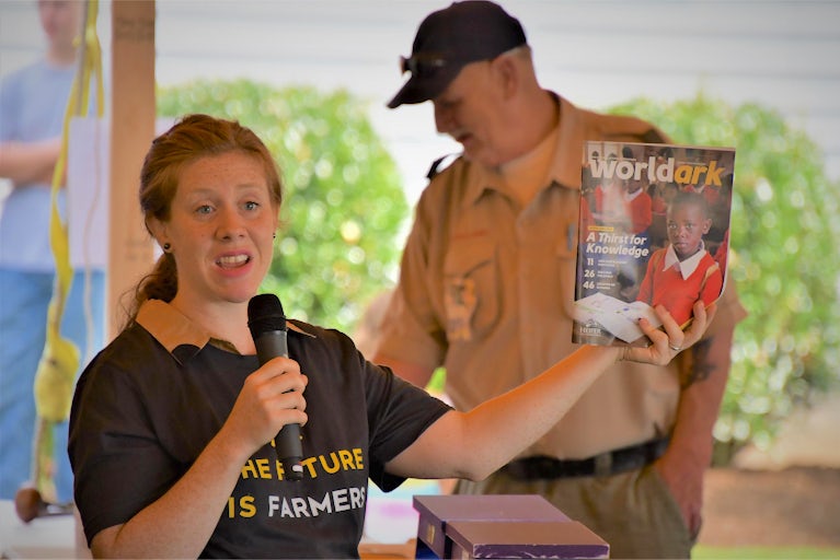 Presenting speaker for Heifer International.