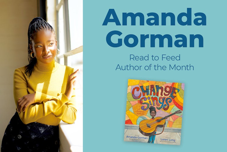 Read to Feed Author of the Month Amanda Gorman.