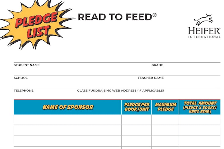Pledge form.