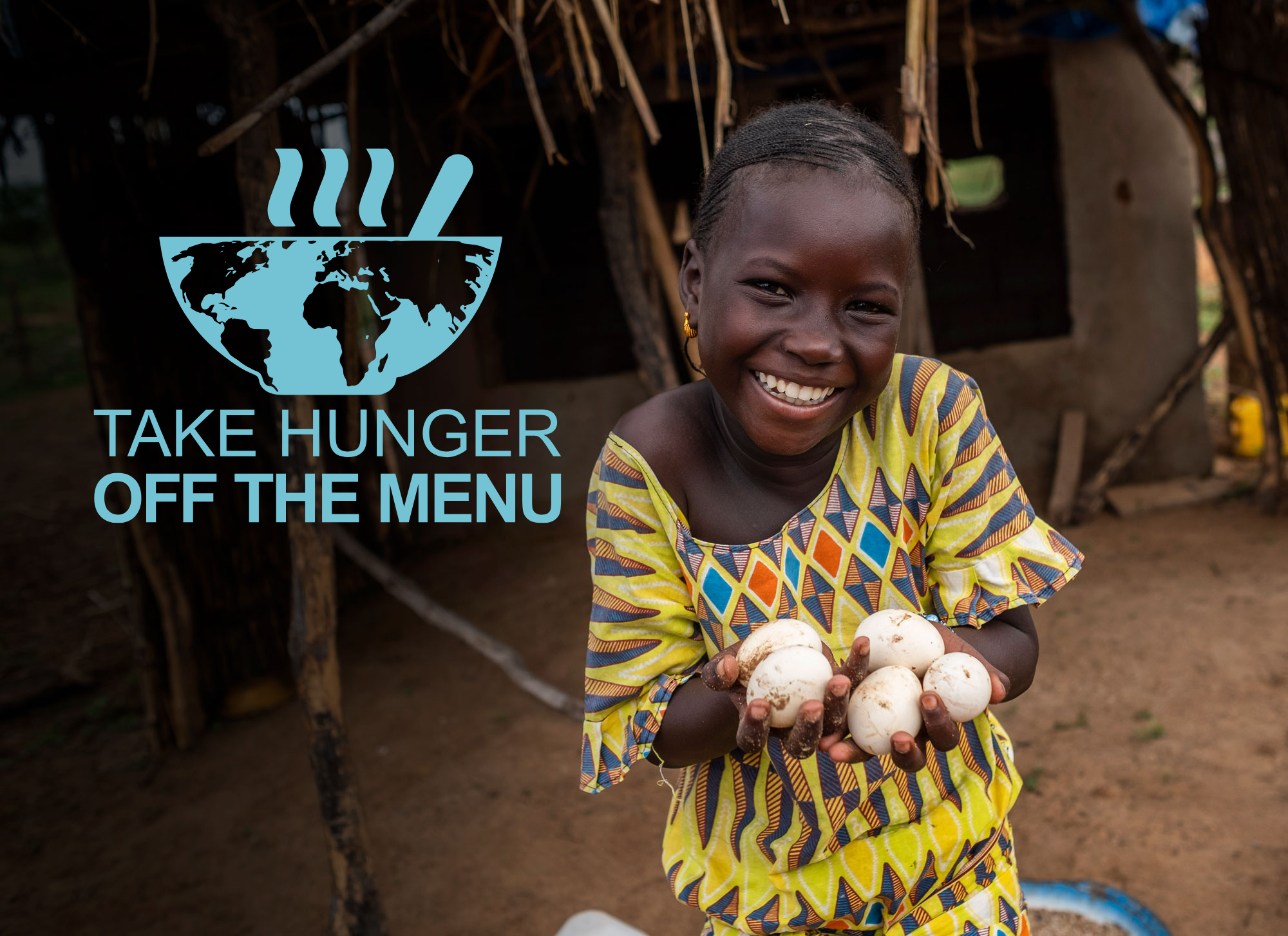 Take Hunger Off the Menu logo.