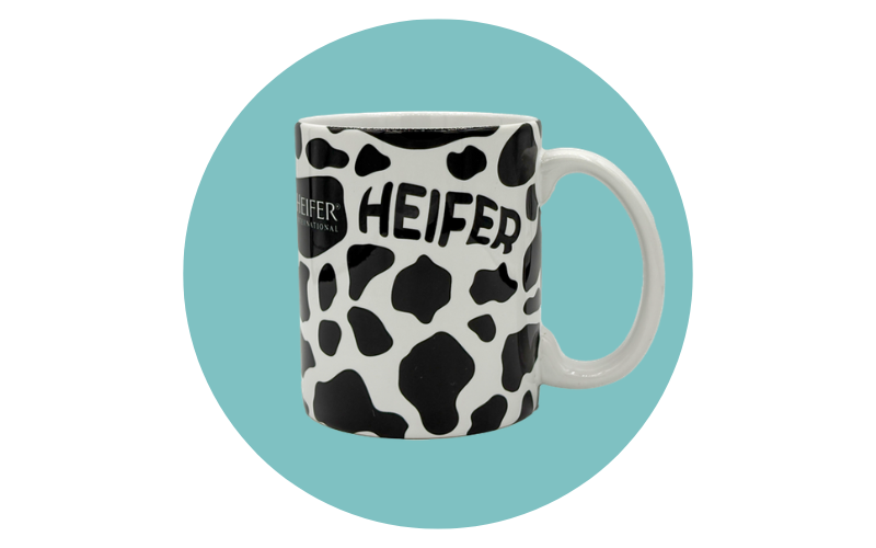 Cow Print Mug