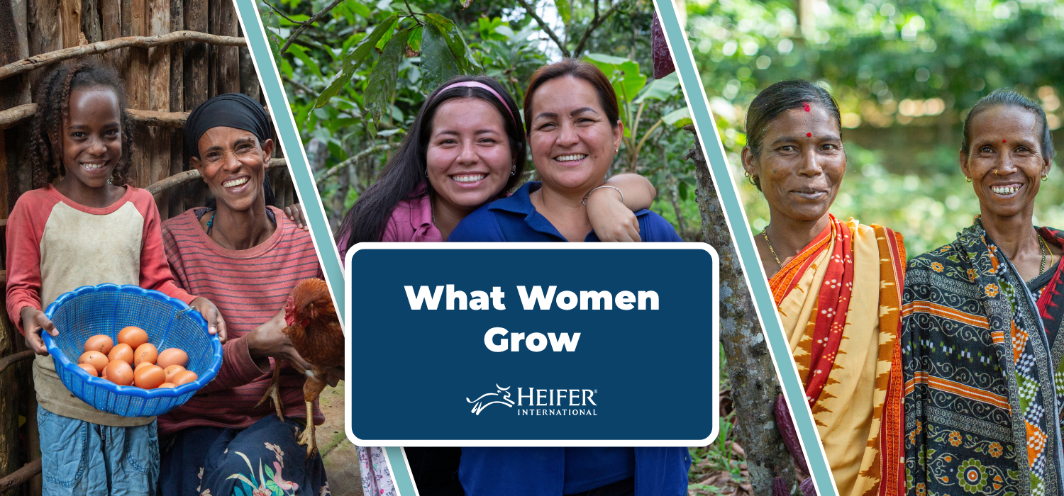 What Women Grow collection banner.