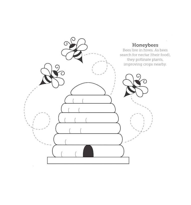 A coloring page.