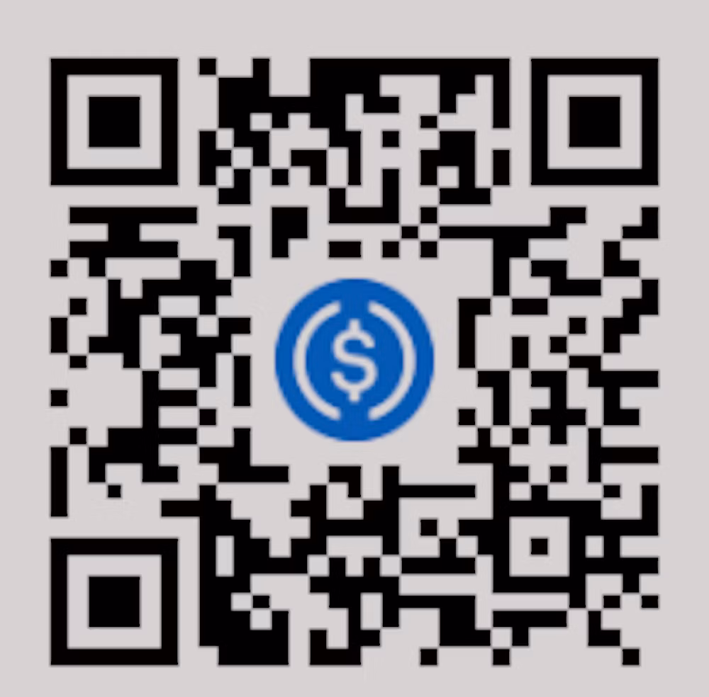 QR code for USDC